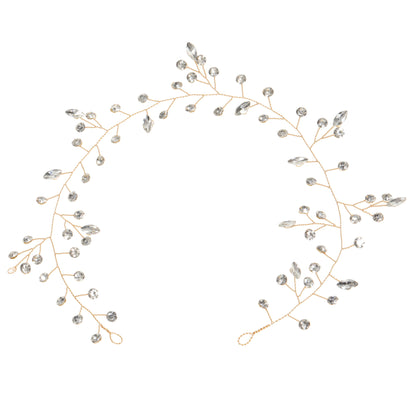 Handmade Glass Crystal Headband Bridal Wedding Hairpiece