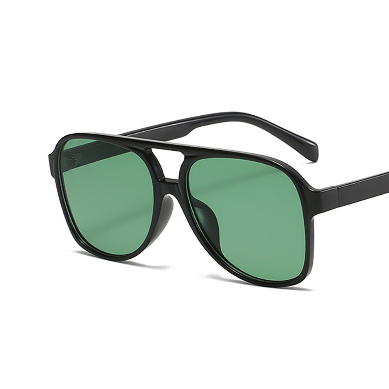 Trendy Retro Square Sunglasses Casual UV400 Protection
