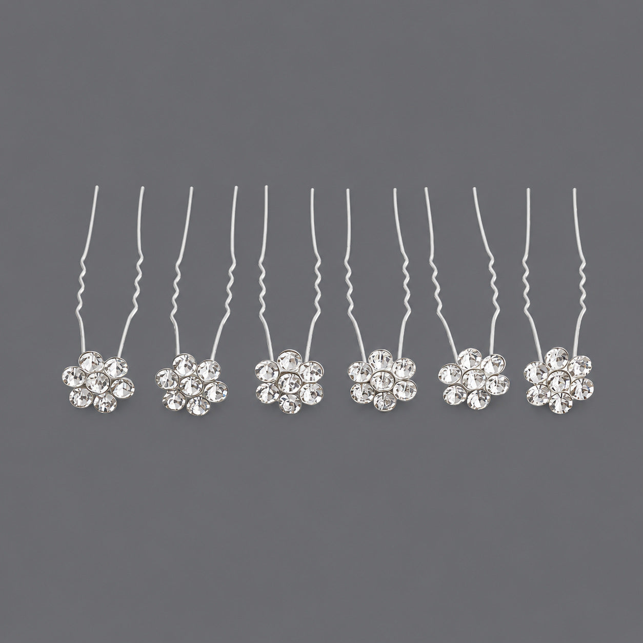 Handcrafted Pearl Hairpins With Rhinestones For Weddings