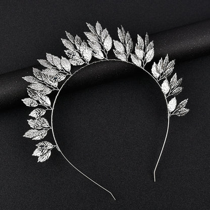 Alloy Leaf Hairband Casual Elegant Bridal Headpiece