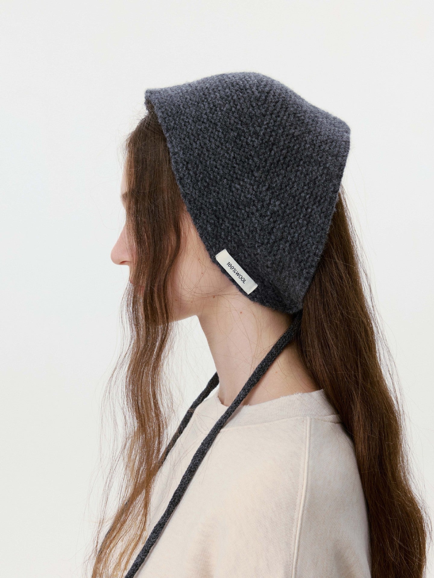 Trendy Solid Color Knit Balaclava Hat with Ear Protection