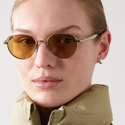 New Metal Round Frame Sunglasses Stylish UV400 Protection