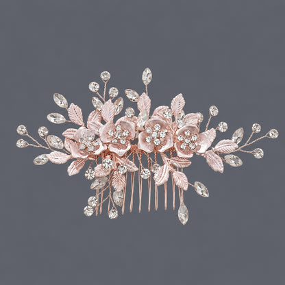 Elegant Handmade U-Shaped Hairpins with Rhinestones for Weddings