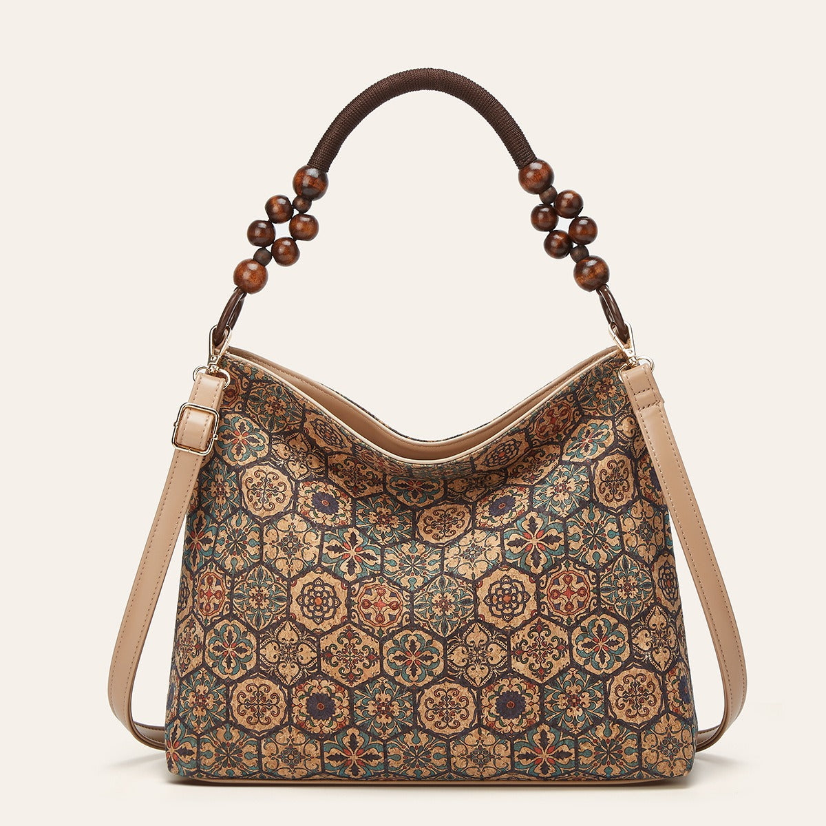 Cork Handbag Vintage Bohemian Shoulder Crossbody Bag
