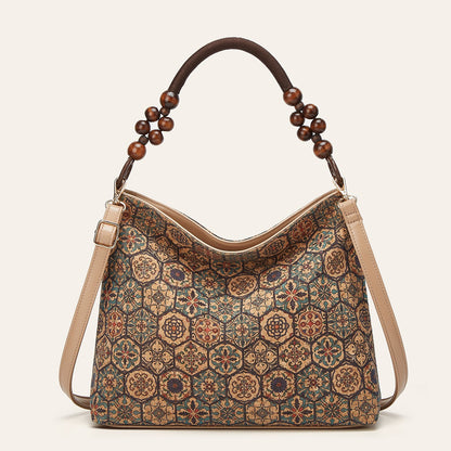 Cork Handbag Vintage Bohemian Shoulder Crossbody Bag