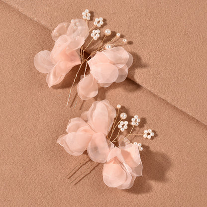 Elegant Pearl U Shaped Hairpin Bridal Hair Accessory