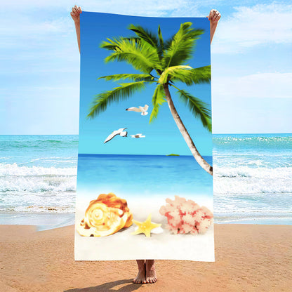 Custom Printed Devil's Eye Beach Towel Microfiber Camping Towel