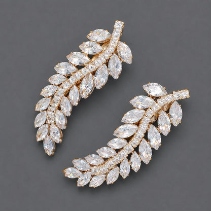 Elegant Zirconia Hair Clips for Everyday Style