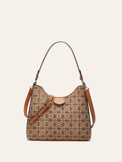 Vintage Ethnic Style Cork Shoulder Bag