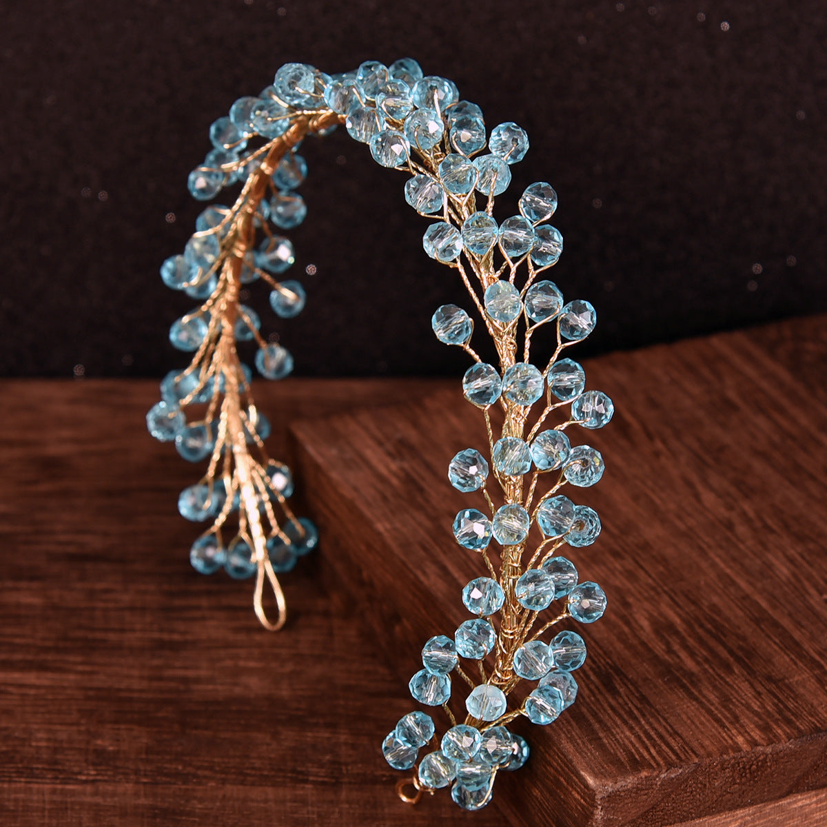 Crystal Pearl Wedding Headband Hair Accessory