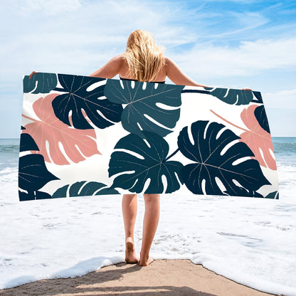 Custom Printed Beach Towel Microfiber Quick-Dry Towel