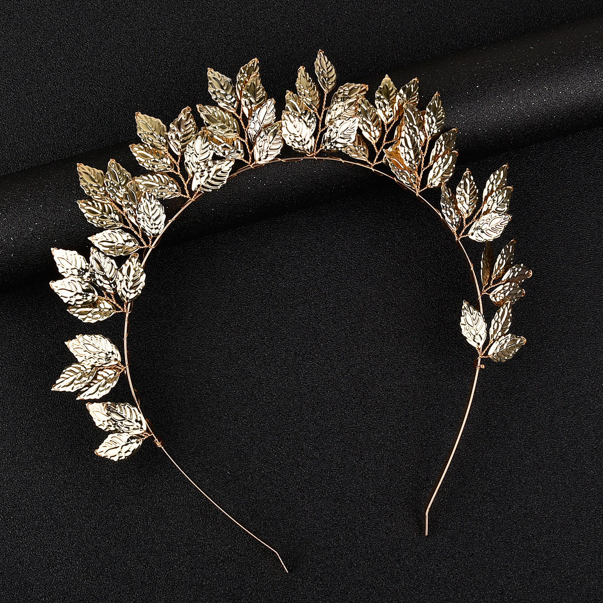Alloy Leaf Hairband Casual Elegant Bridal Headpiece