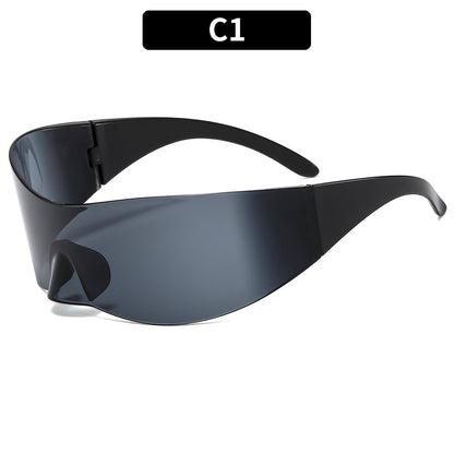 Trendy Futuristic Y2K Fashion Sunglasses for Outdoor Activities