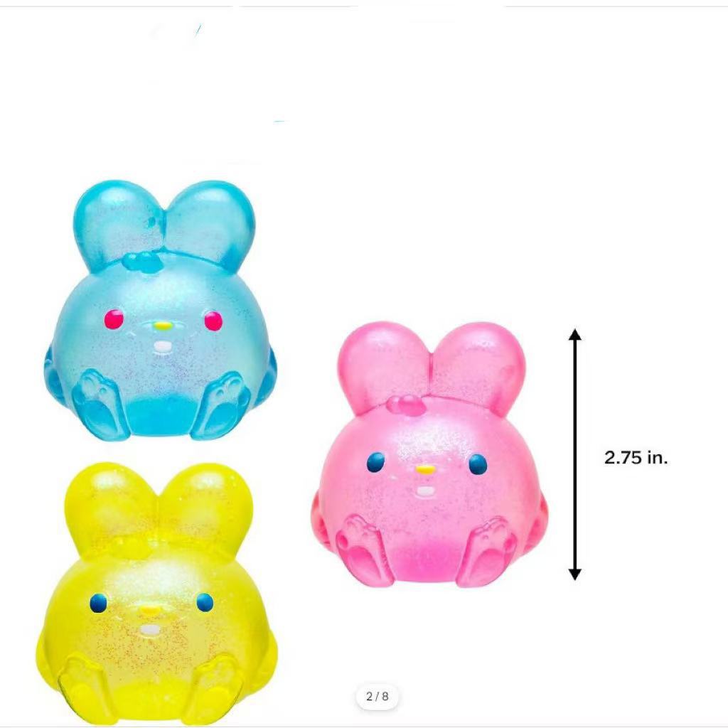 Rabbit Squishy Sensory Squeeze Toy TPR Stress Relief