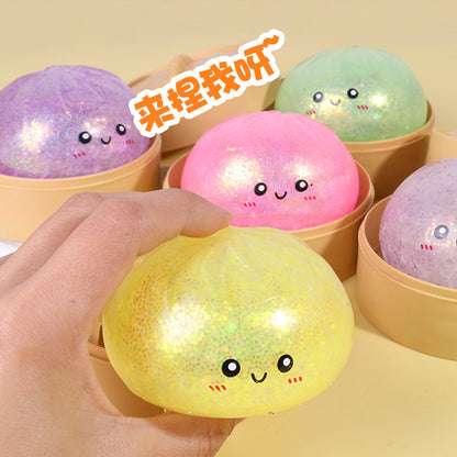 Dumpling Squishy Cute Face Soft Slow Rise Stress Relief