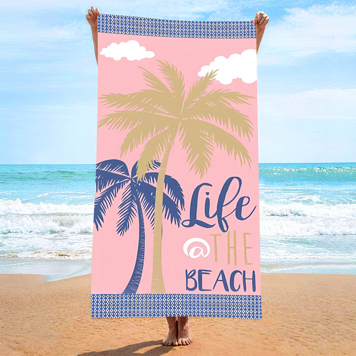 Custom Beach Towel Extra Large Microfiber Printed 100x180cm