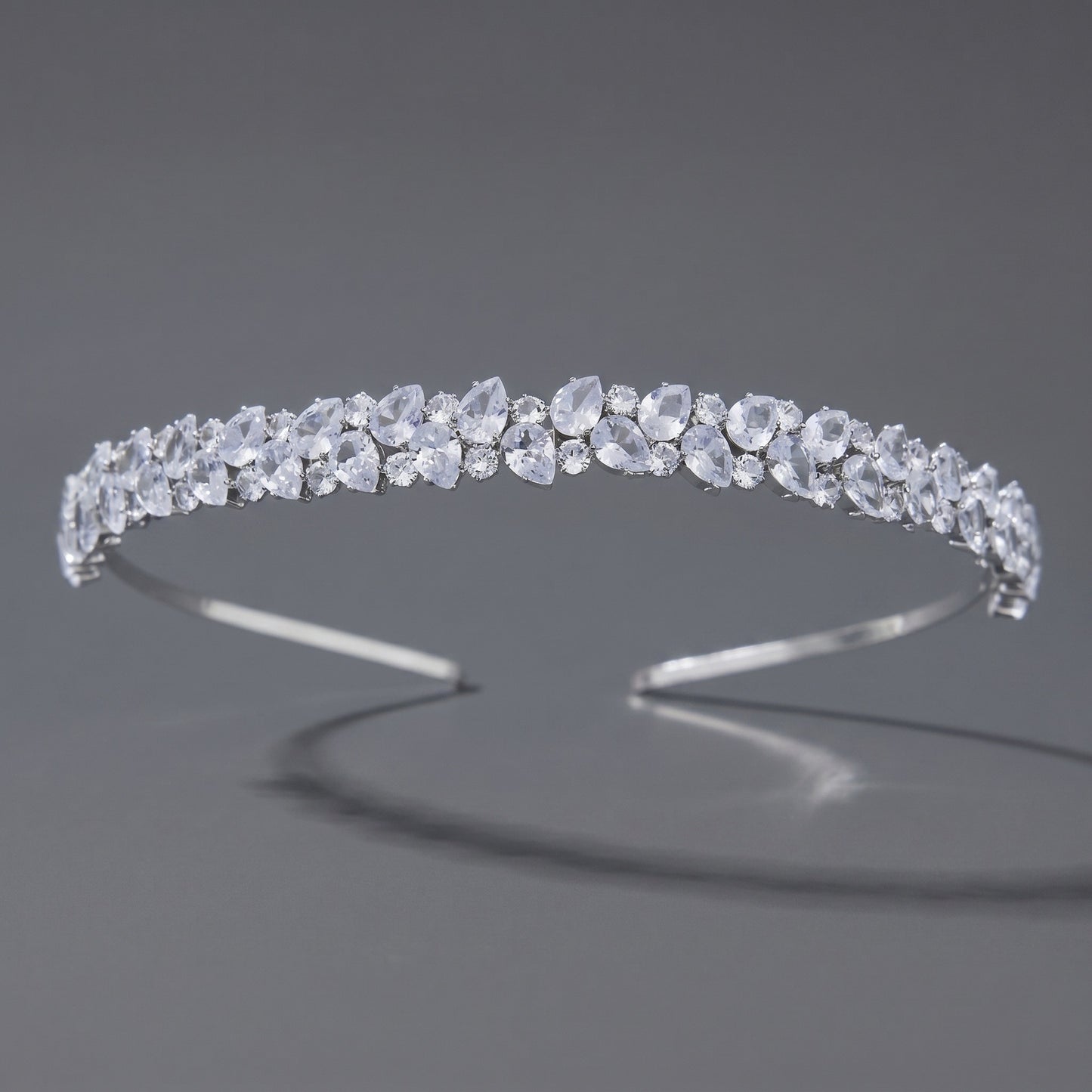Luxury Rhinestone Princess Crown Headpiece for Birthdays and Weddings