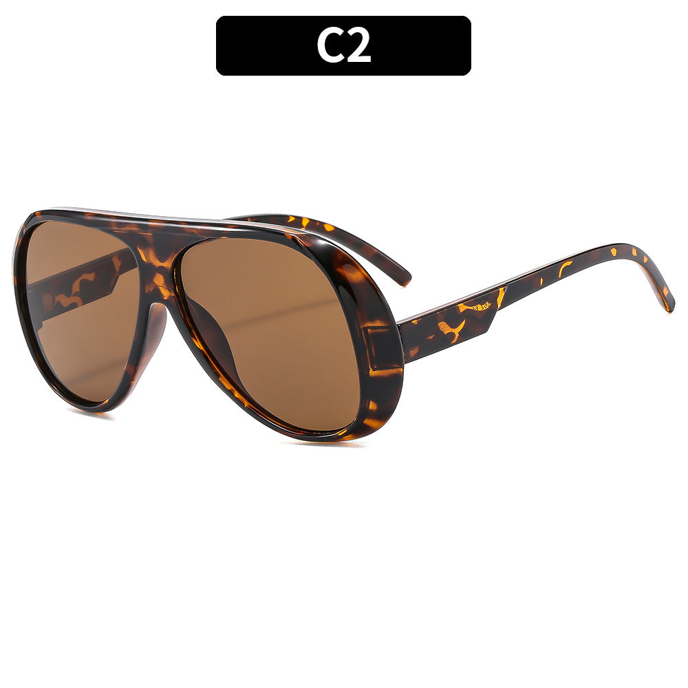 Trendy Large Frame Outdoor Cycling Sunglasses for Men and Women