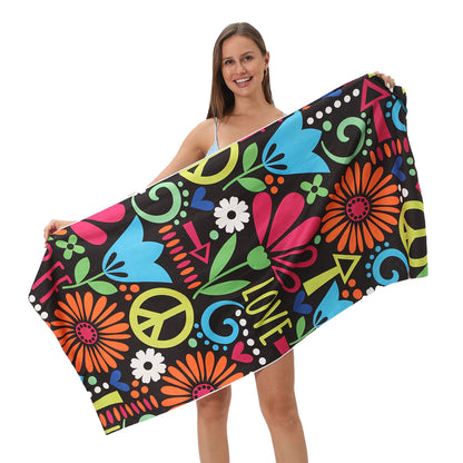 Microfiber Printed Beach Towel Bath Towel