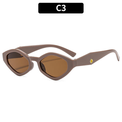 Trendy Polygon Sunglasses for Men and Women - UV400 Eye Protection