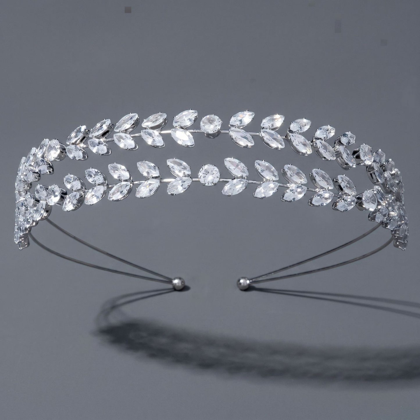 Luxury Rhinestone Princess Crown Headpiece for Birthdays and Weddings