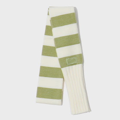Striped Knitted Scarf for Women Stylish All-Season Accessory