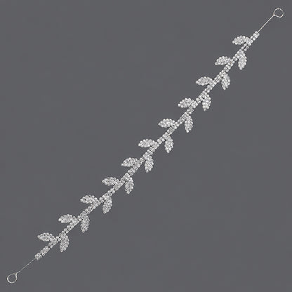 Elegant Floral Hairband with Rhinestones for Any Occasion
