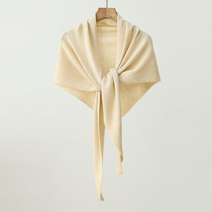 Unisex Versatile Knit Shawl with Sun Protection