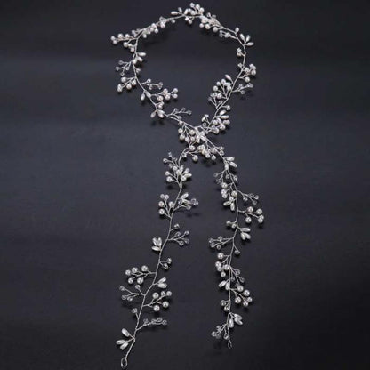 Handmade Pearl Headband Wedding Hairpiece