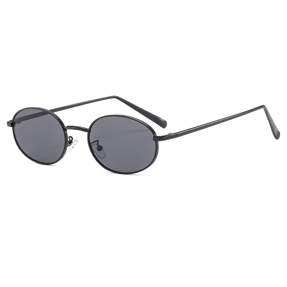 Retro Oval Hip Hop Fashion Sunglasses UV400 Outdoor Shades