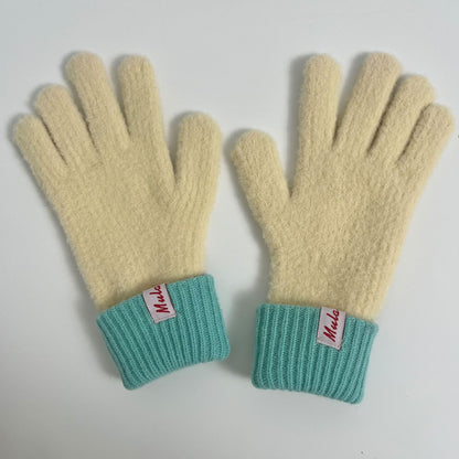 Touchscreen Wool Knit Gloves for Winter Fashion