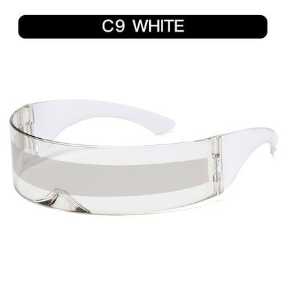Futuristic Cyberpunk Oversized Sunglasses Trendy Party Shades