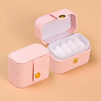 Mini Jewelry Ring Box Portable Travel Organizer
