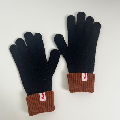 Touchscreen Wool Knit Gloves for Winter Fashion