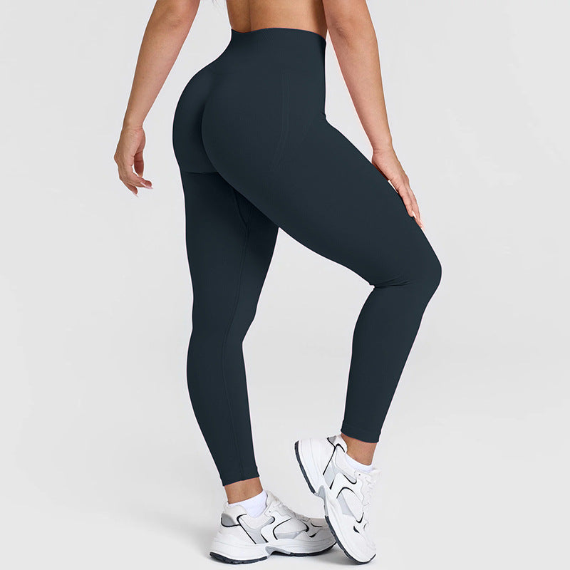 High-Waisted Seamless Yoga Shorts for Women