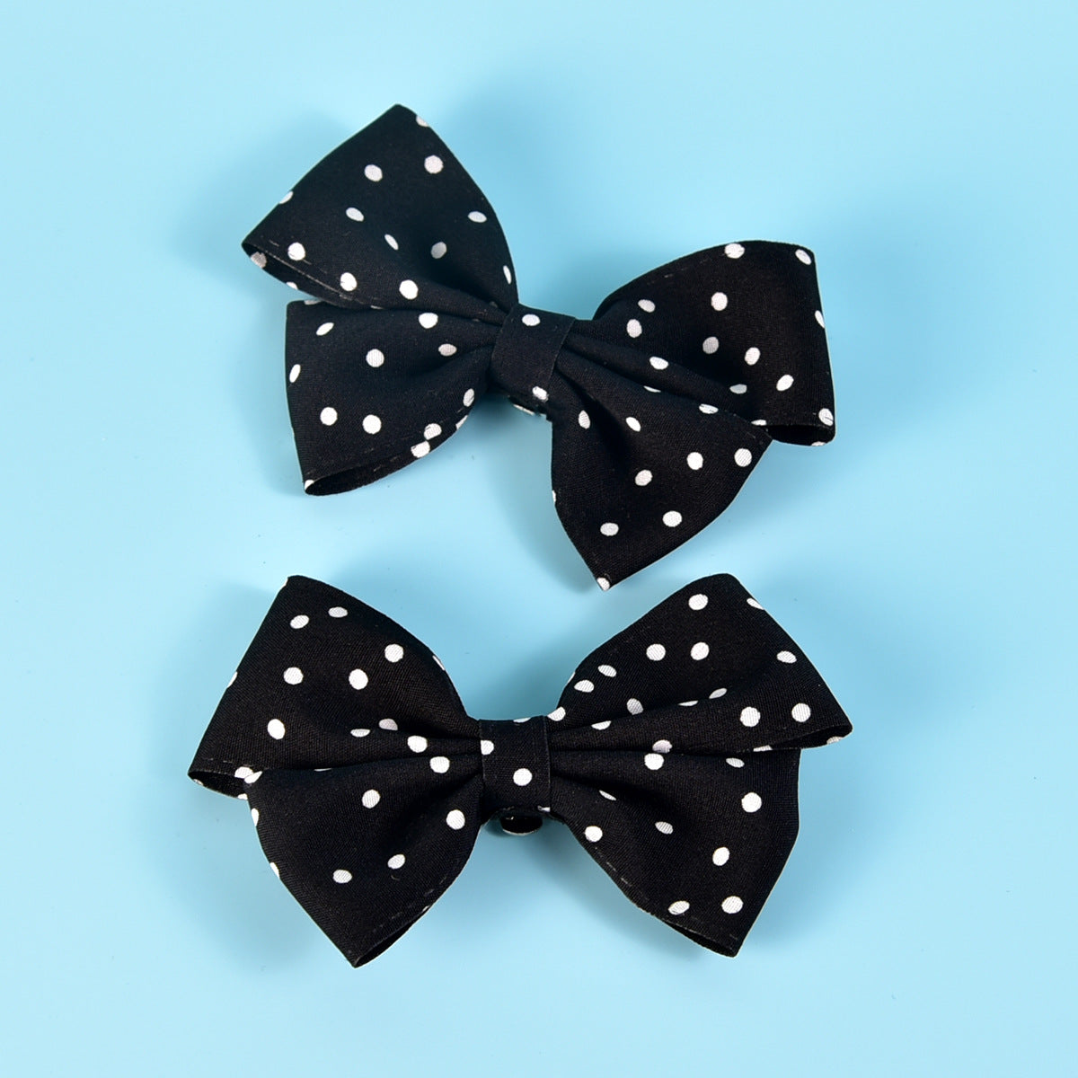 Polka Dot Bow Shoe Clips Elegant Wedding Accessories