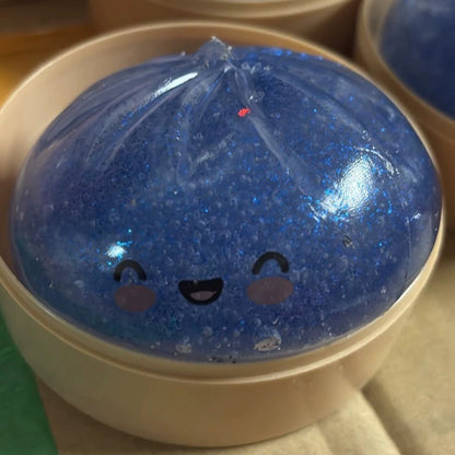 Dumpling Squishy Toy Smiley TPR Stress Relief