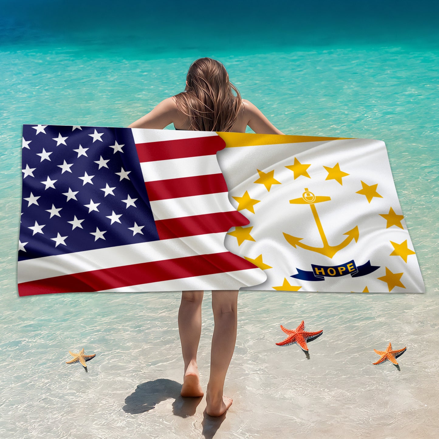 Printed Quick-Dry Microfiber Beach & Bath Towel