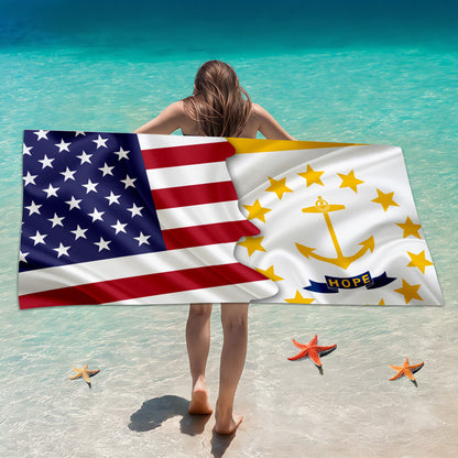 Printed Quick-Dry Microfiber Beach & Bath Towel